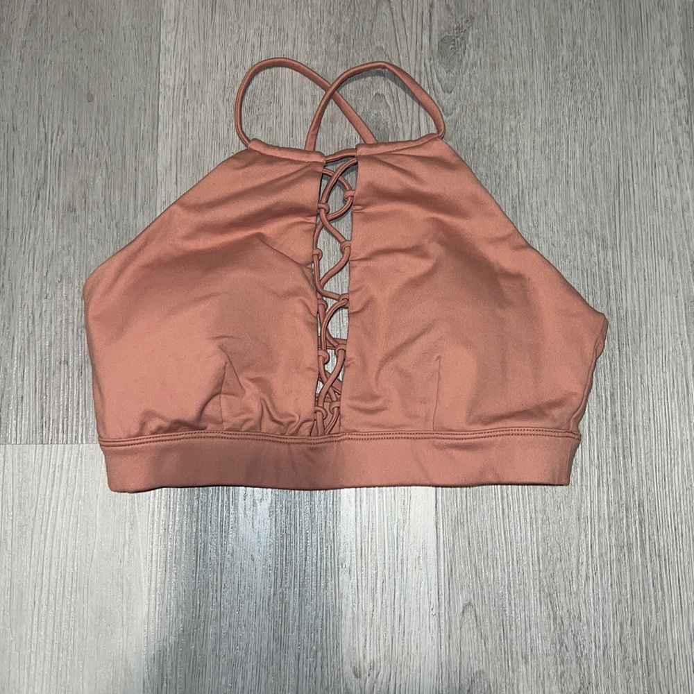 Alo Yoga Lace Front Sports Bra